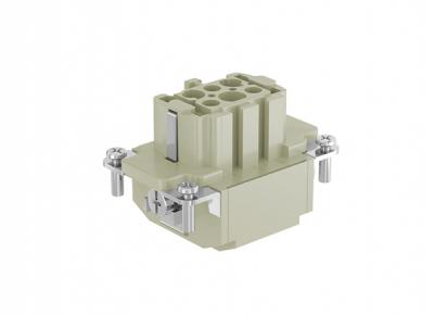 Female Inserts,Contacts 6+PE,Spring connection,16A 500V