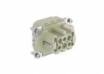 Female Inserts,Contacts 6+PE,Spring connection,16A 500V