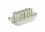 Female Inserts,Contacts 16+PE,Spring connection,16A 500V