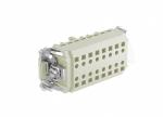 Female Inserts,Contacts 16+PE,Spring connection,16A 500V