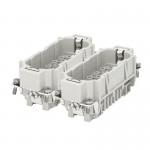 Male Inserts,Contacts 80+PE,Crimp connection,10A 250V