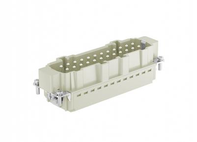 Male Inserts,Contacts 24+PE,Spring connection,16A 500V