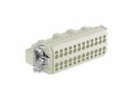Male Inserts,Contacts 24+PE,Spring connection,16A 500V