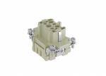 Female Inserts,Contacts 6+PE,Crimp connection,16A 500V