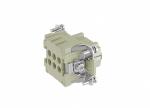 Female Inserts,Contacts 6+PE,Crimp connection,16A 500V