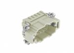 Male Inserts,Contacts 10+PE,Crimp connection,16A 500V