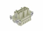Female Inserts,Contacts 10+PE,Crimp connection,16A 500V