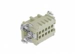 Female Inserts,Contacts 10+PE,Crimp connection,16A 500V