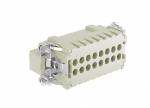 Male Inserts,Contacts 16+PE,Crimp connection,16A 500V