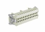 Female Inserts,Contacts 24+PE,Crimp connection,16A 500V