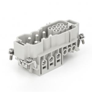 Male Inserts,Contacts 6/6+PE,Screw connection,16A/40A 400V/690V