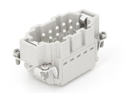 Male Inserts,Contacts 10+PE,Spring connection,16A 500V