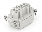 Female Inserts,Contacts 10+PE,Spring connection,16A 500V