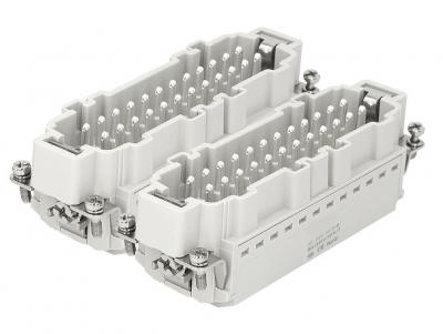 Male Inserts,Contacts 48+PE,Spring connection,16A 500V