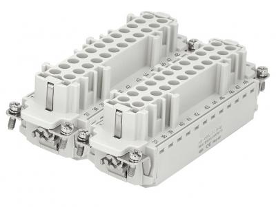 Female Inserts,Contacts 32+PE,Spring connection,16A 500V