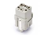 Female Inserts,Contacts 5+PE,Crimp connection,16A 400V