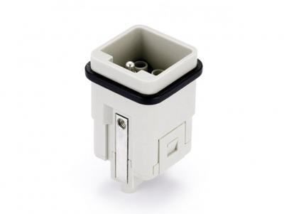 Male Inserts,Contacts 7+PE,Crimp connection,10A 400V