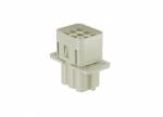 Male Inserts,Contacts 8+PE,Crimp connection,16A 500V