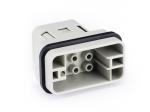 Male Inserts,Contacts 8+PE,Crimp connection,16A 500V