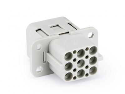 Male Inserts,Contacts 8+PE,Crimp connection,16A 500V