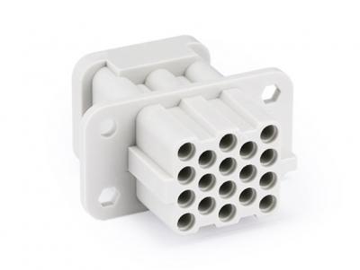 Female Inserts,Contacts 17+PE,Crimp connection,10A 250V
