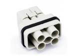 Male Inserts,Contacts 4/2+PE,Crimp connection,40A 690V