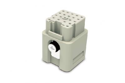 Female Inserts,Contacts 21,Crimp connection,6.5A 50V