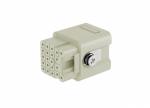 Female Inserts,Contacts 21,Crimp connection,6.5A 50V