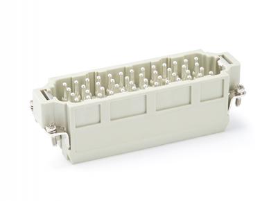 Male Inserts,Contacts 46+PE,Spring connection,16A 500V
