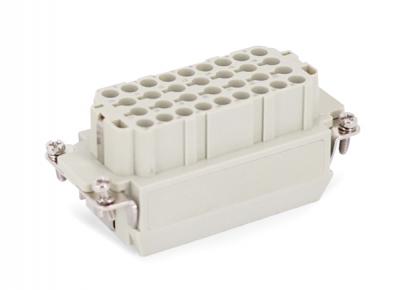 Female Inserts,Contacts 32+PE,Spring connection,16A 500V