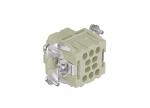 Female Inserts,Contacts 10+PE,Crimp connection,16A 500V