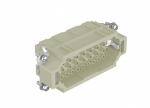 Male Inserts,Contacts 32+PE,Crimp connection,16A 500V