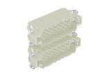 Male Inserts,Contacts 128+PE,Crimp connection,16A 500V