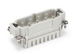 Male Inserts,Contacts 6+PE,Spring connection,16A 830V