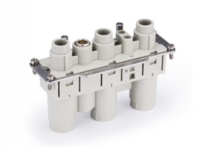 Female Inserts,Contacts 3/2+PE,Axial Screw connection,16A 400V & 200A 1150/2000V
