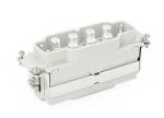 Male Inserts,Contacts 6/6+PE,Screw connection,16A 400V & 100A 690V