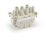 Female Inserts,Contacts 4/4+PE,Crimp connection,16A 250V & 70A 690V