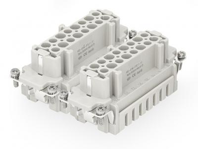 Female Inserts,Contacts 32+PE,Spring connection,16A 500V