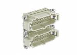 Male Inserts,Contacts 32+PE,Crimp connection,16A 500V