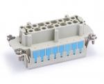 Female Inserts,Contacts 16+PE,Spring connection,16A 500V