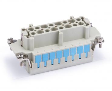 Female Inserts,Contacts 16+PE,Spring connection,16A 500V