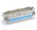 Male Inserts,Contacts 24+PE,Spring connection,16A 500V