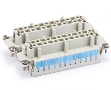 Female Inserts,Contacts 48+PE,Spring connection,16A 500V