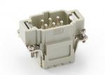 Male Inserts,Contacts 6+PE,Spring connection(quick),16A 500V