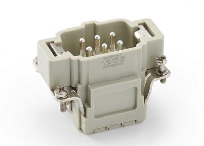 Male Inserts,Contacts 6+PE,Spring connection(quick),16A 500V