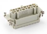 Female Inserts,Contacts 16+PE,Spring connection(quick),16A 500V