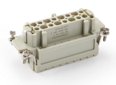 Female Inserts,Contacts 16+PE,Spring connection(quick),16A 500V