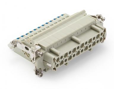Female Inserts,Contacts 24+PE,Spring connection(quick),16A 500V