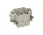 Male Inserts,Contacts 20+PE,Crimp connection,16A 500V