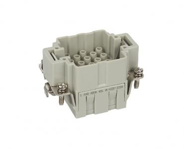 Male Inserts,Contacts 20+PE,Crimp connection,16A 500V